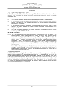 Extract from Hansard [ASSEMBLY - Thursday, 27 February 2003