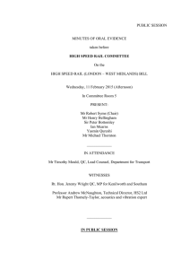 HS2 Committee: Uncorrected Transcript 11 February 2015 afternoon