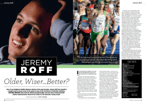 Older, Wiser…Better? - Sydney Running Academy