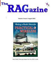 Volume 3 Issue 1 August 2015 - British Astronomical Association