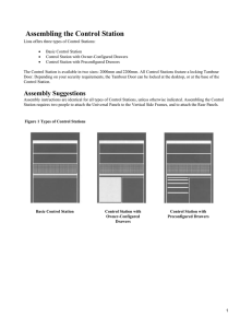 Assembling the Control Station