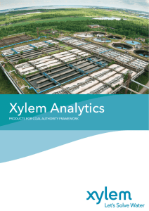 Xylem Analytics - Water Solutions