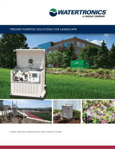 Watertronics Landscape Capabilities Brochure
