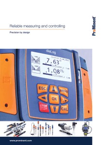 Reliable measuring and controlling