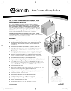 Solar Commercial Pump Stations