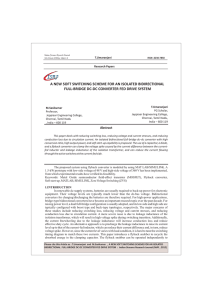 A NEW SOFT SWITCHING SCHEME FOR AN ISOLATED