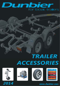 trailer accessories - Dunbier Marine Products