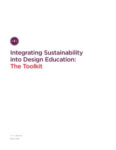 Integrating Sustainability into Design Education