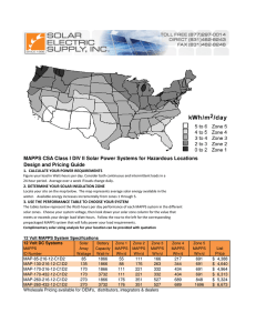 SES MAPPS CLASS I DIV II Design and Pricing Guide 4-30-12
