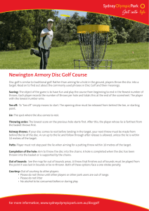 Newington Armory Disc Golf Course