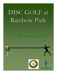 DISC GOLF - City of Prince George