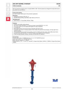 Hydrant for SVMC