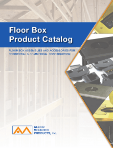 Floor Box Product Catalog - Allied Moulded Products, Inc.