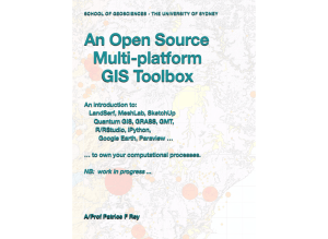 An Open Source Multi-platform GIS Toolbox