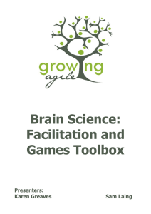 Brain Science: Facilitation and Games Toolbox