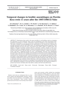 Temporal changes in benthic assemblages on Florida Keys reefs 11
