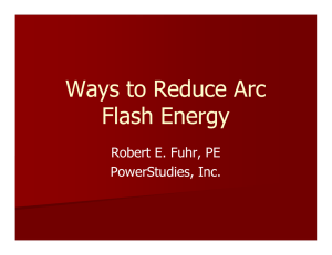 Ways to Reduce Arc Flash Energy