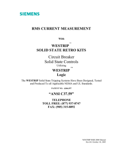 Circuit Breaker Solid State Controls