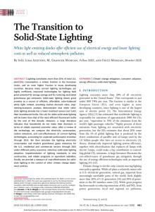 The Transition to Solid-State Lighting