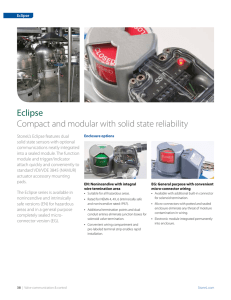 Eclipse Compact and modular with solid state reliability