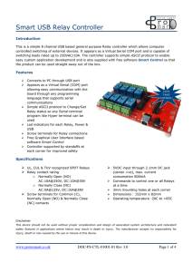 Smart USB Relay Controller