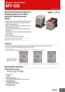 Miniature Power Relays