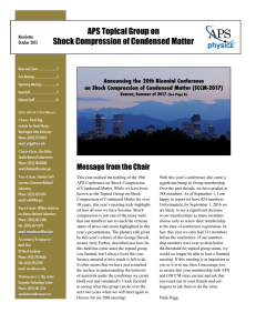PDF Format - APS Topical Group on Shock Compression of