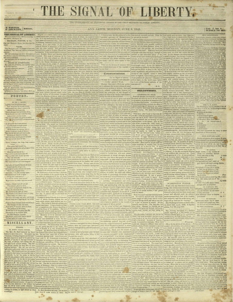 Ohio Rare orig 1843 newspaper LIBERTY HALL AND CINCINNATI GAZETTE 175 year old 