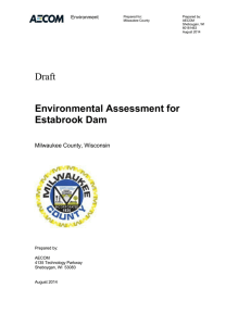 Draft Environmental Assessment for Estabrook Dam