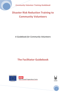 Community Volunteer Training Guidebook