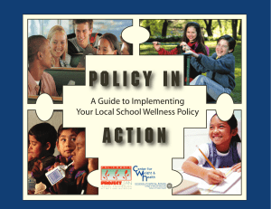 Policy in Action: A Guide to Implementing Your Local School