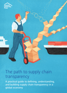 The path to supply chain transparency