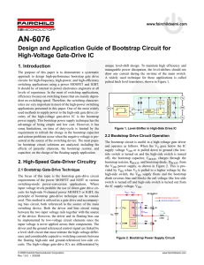 AN-6076 — Design and Application Guide of Bootstrap Circuit for