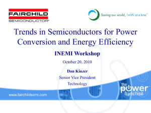 Trends in Semiconductors for Power Conversion and