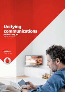 Vodafone Group Plc Annual Report for the year ended 31 March 2015