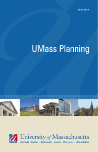 UMass Planning - University of Massachusetts