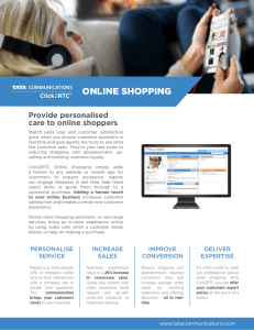 Click2RTC SellSheet for Online Shopping Datasheet