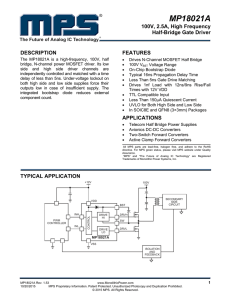 MP18021A - Monolithic Power System