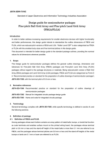 Design guide for semiconductor packages Fine