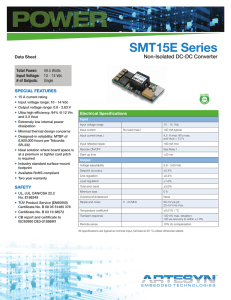 SMT15E Series - Artesyn Embedded Technologies
