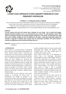 a fuzzy logic approach to non-linearity problem of load