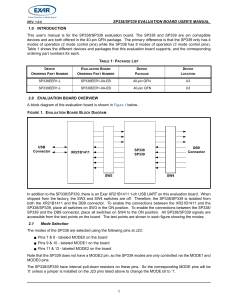 sp338/sp339/xr34350 evaluation board user`s manual