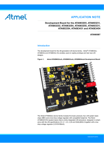 Development Board for the ATA663203, ATA663231