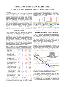 P. Emma`s paper at PAC 2009 - Stanford Synchrotron Radiation