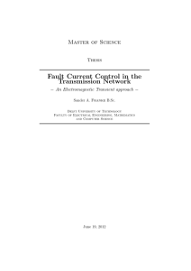 Fault Current Control in the Transmission Network