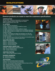 qualifications - Enercon Engineering, Inc.