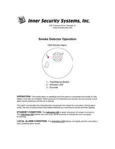 1204 Smoke Alarm - Inner Security Systems, Inc