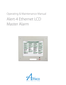 Alert-4 Ethernet LCD Master Alarm