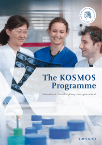 KOSMOS brochure. - Exzellenz-Initiative an der Humboldt