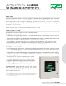 Chemgard® Monitor Solutions for Hazardous Environments